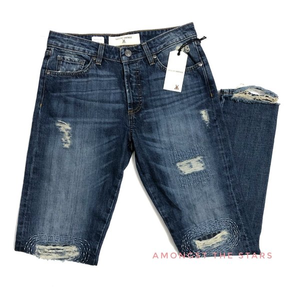 Miss Me Vintage Eagle Embroidered Boyfriend Jeans - Picture 5 of 12